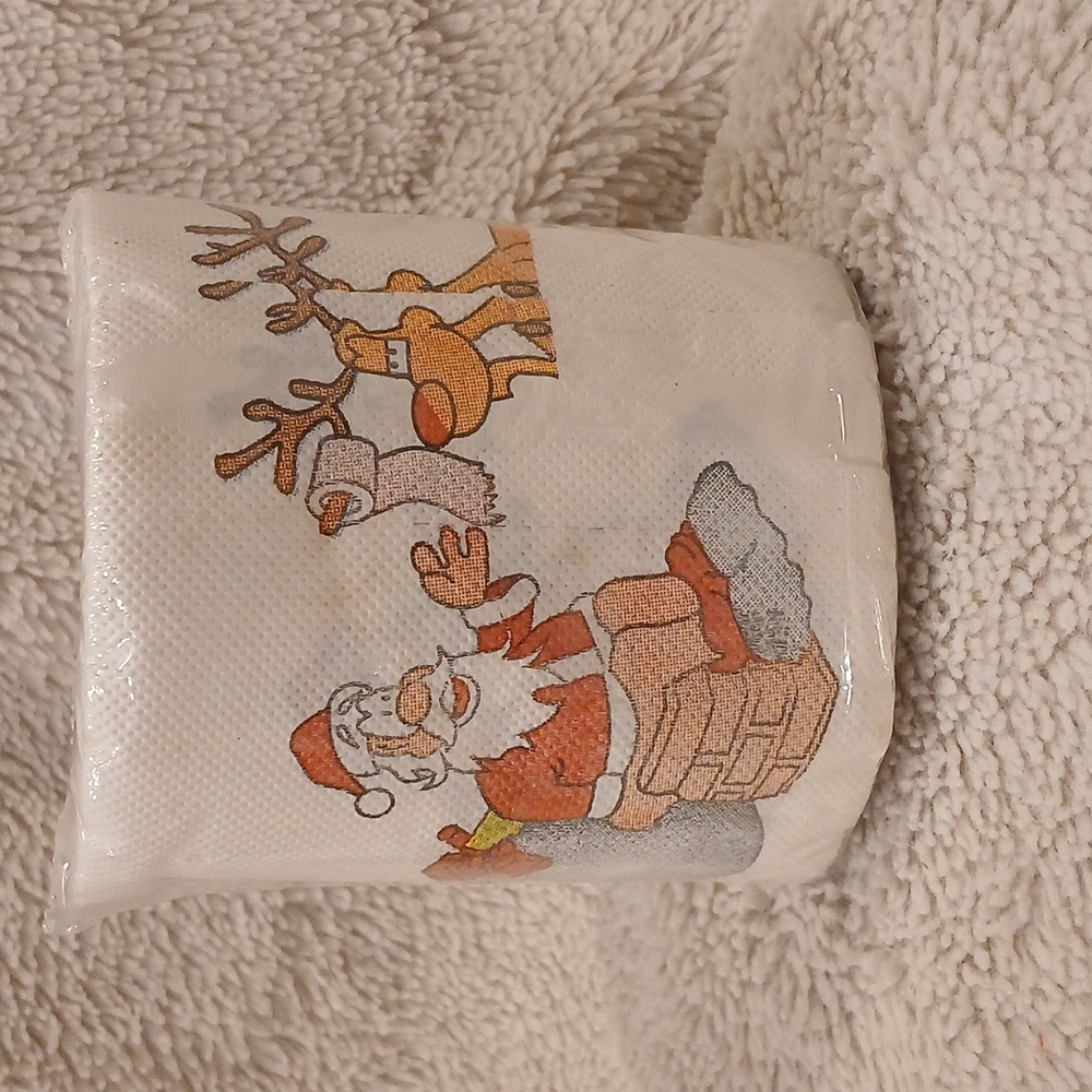 Santa Toilet Paper Roll